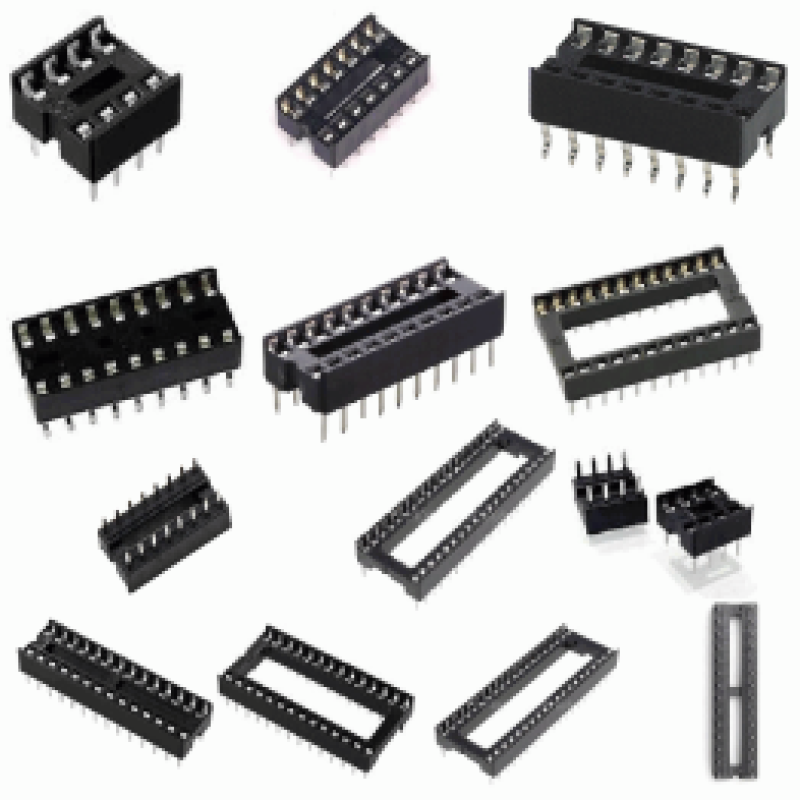 DIP-Narrow and Wide Flat Foot IC Socket