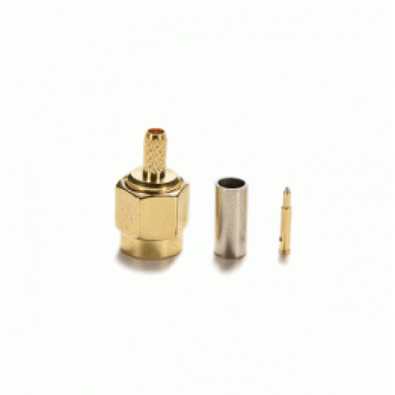 SMA-JC-1.5 Male Plug For Crimp Straight Cable