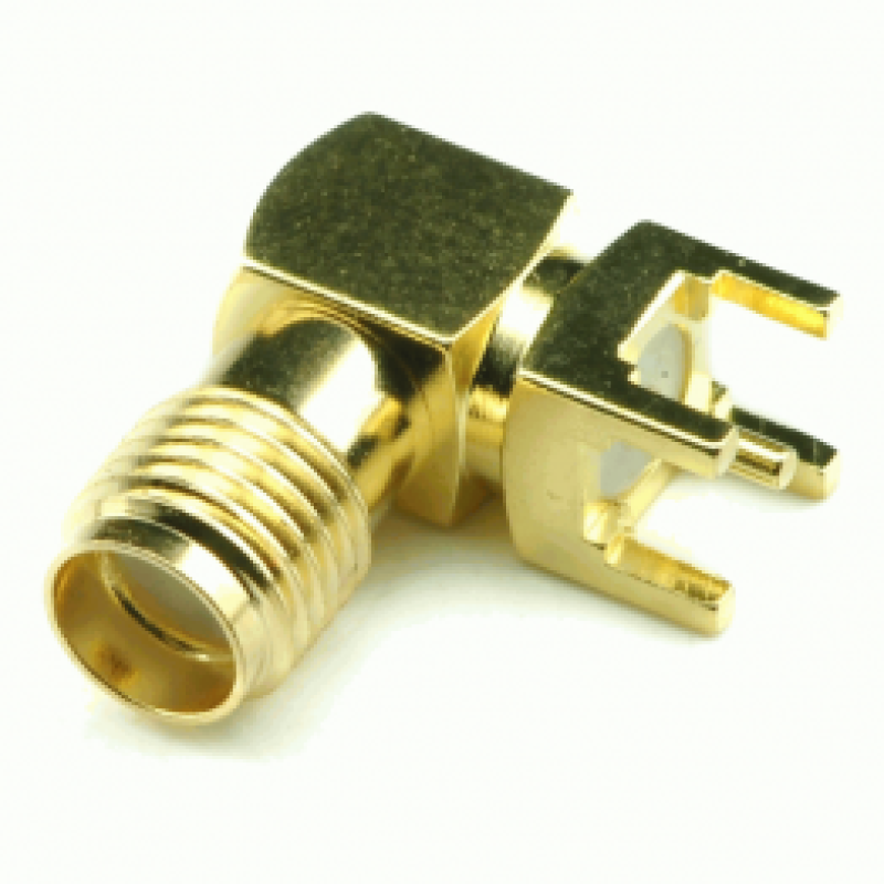 SMA-Female 90 Degree RF Connector