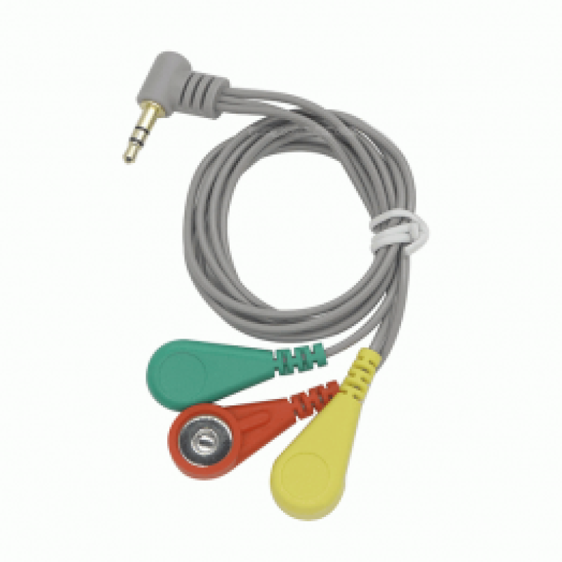 ECG 3-Lead Sensor Cable For Electrode Pads