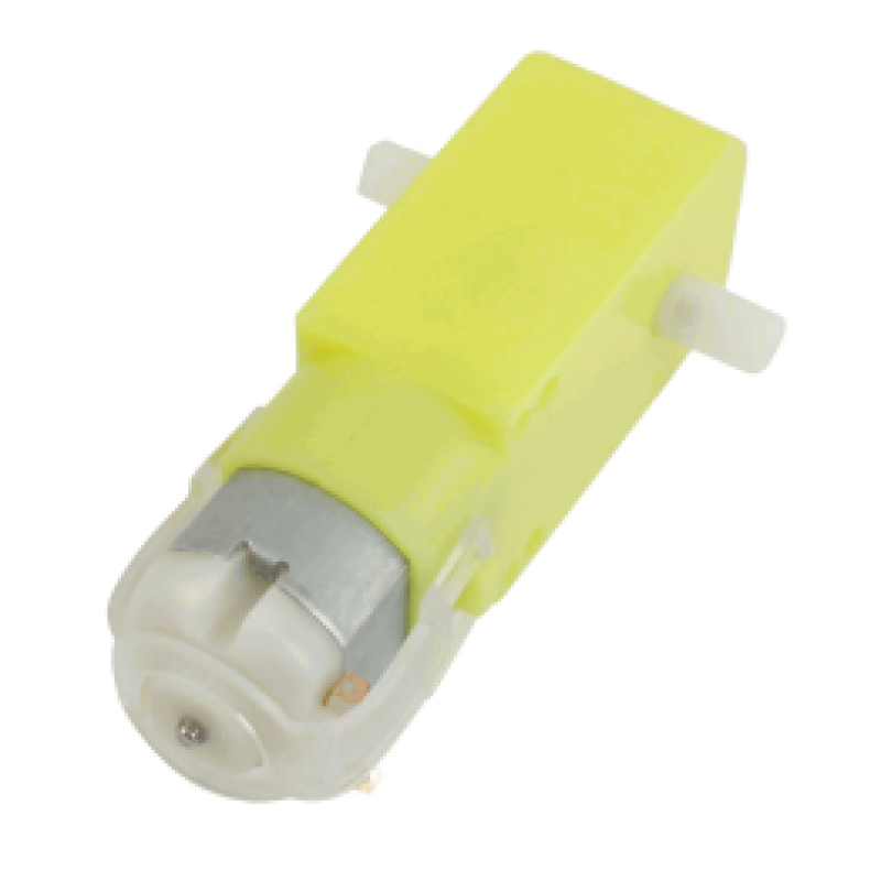 DC6V 80RPM Dual Shaft Yellow Color Gear Motor