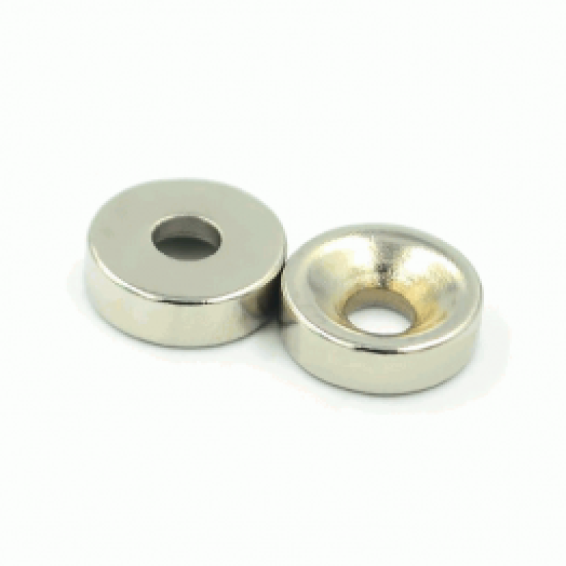 N35 12*4 mm Hole 4mm Powerful Magnetic