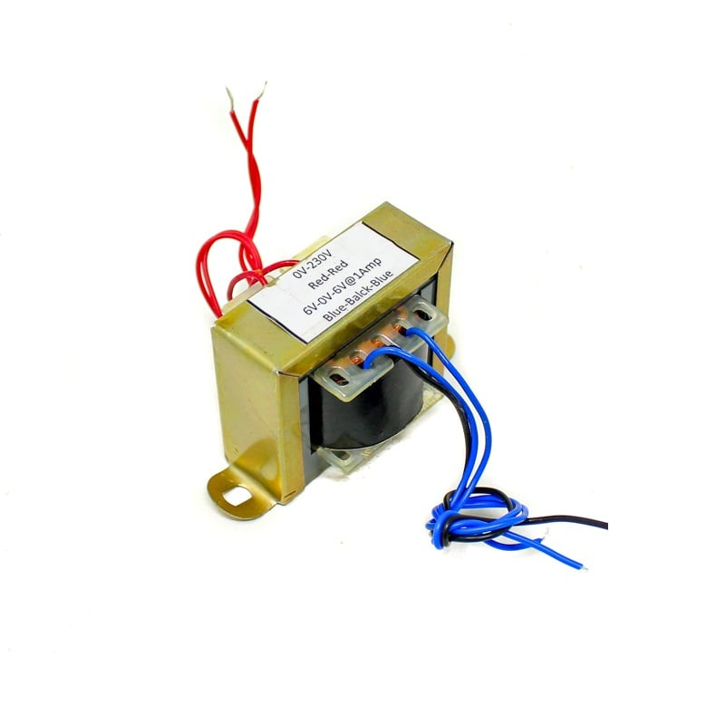 6V-0-6V 1000mA Power Transformer