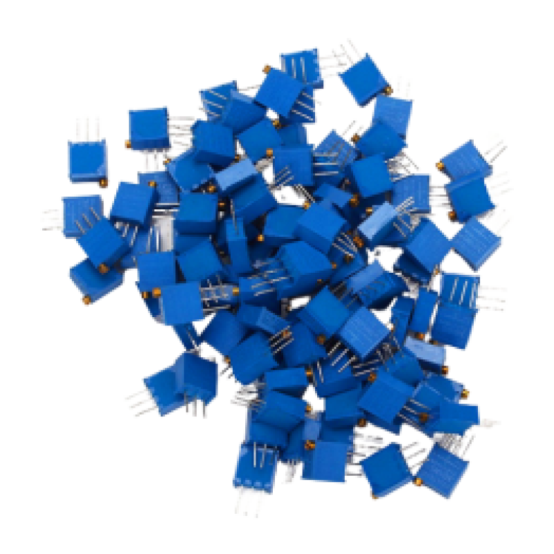 3296-1/2W Square Cermet Multiturn VR