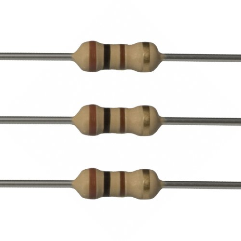 1/2 Ohm 0.5W Carbon Film Resistor 5%