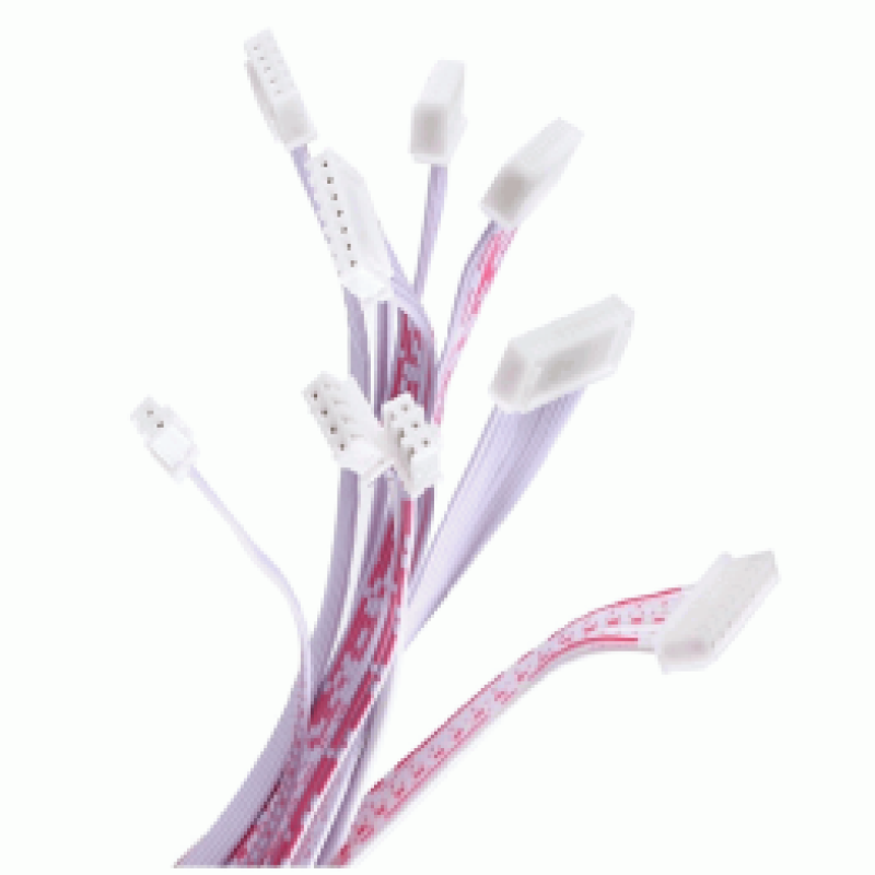XH-2.54 White And Red Color Flexible Cable