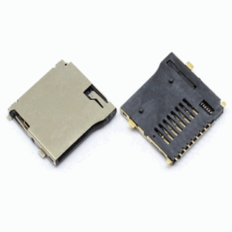 8 Pin Micro-SD Memory Card Slot