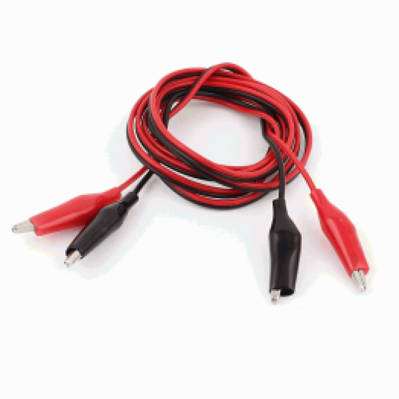 Double Alligator Clips Test Lead Jumper Wire 1.5M