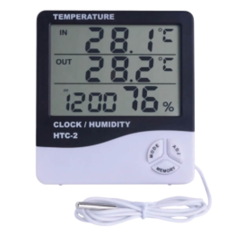 HTC-2 Digital Temperature, Humidity Meter With Probe