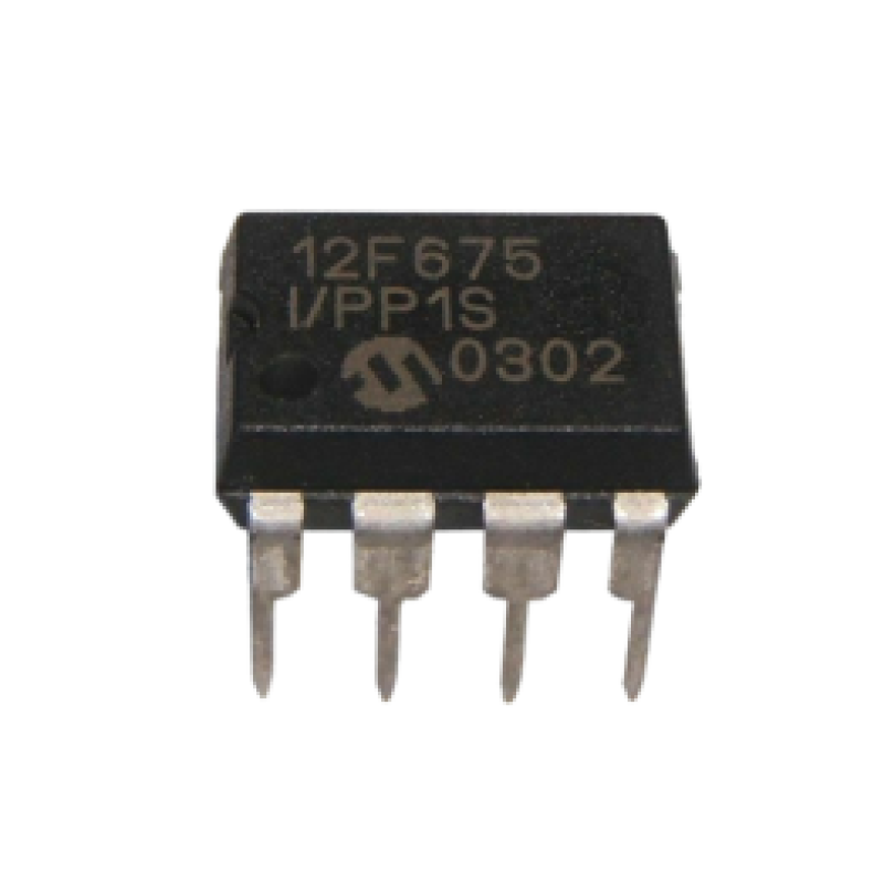 PIC12F675-I/P 4MHz 1kbyte Microcontroller IC