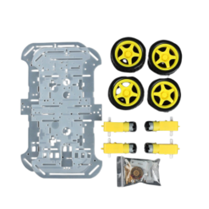 4WD Smart Car Chassis New Shape