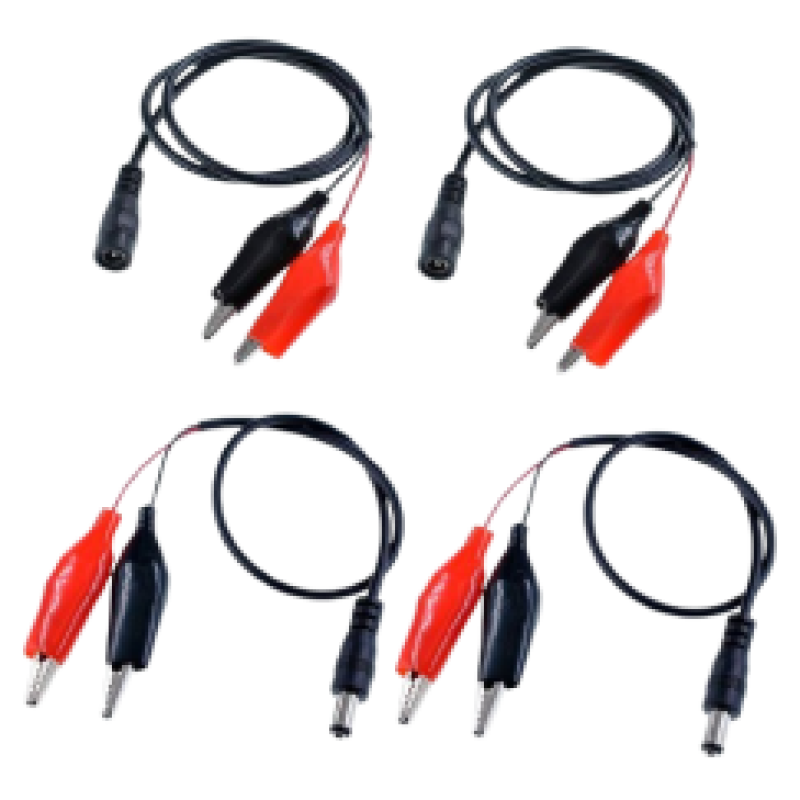 2.1mm DC Power Cable To Alligator Clips